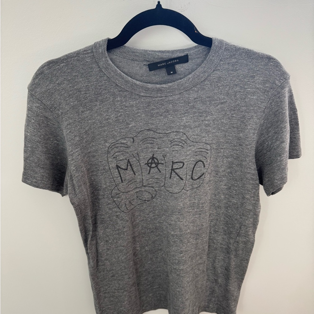 Marc Jacobs Gray Short Sleeve Tee - Picture 1 of 5